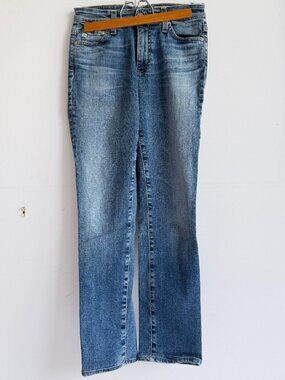 AG Adriano Goldschmied "Mari" High-Rise Straight Jeans Size 26  $45